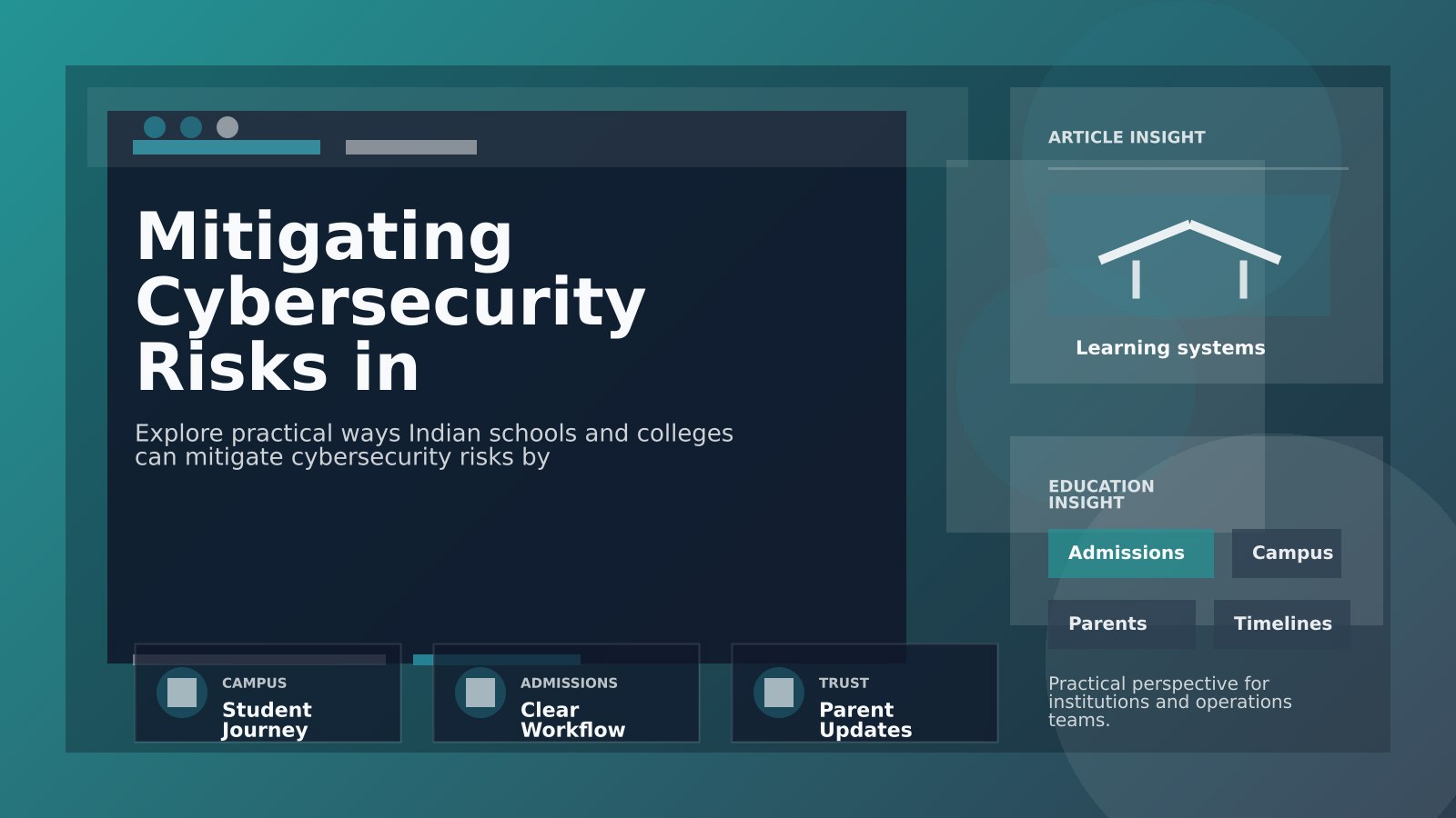Indian school IT security with custom ERP and on-screen evaluation software