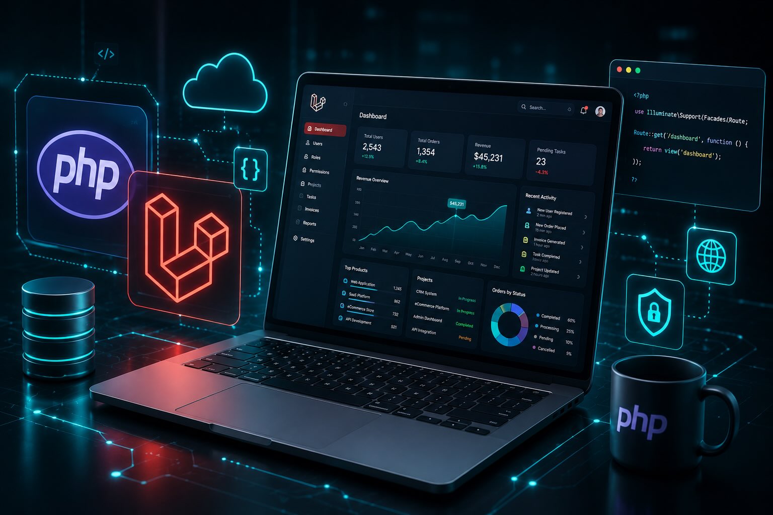 PHP & Laravel Web Application Development
