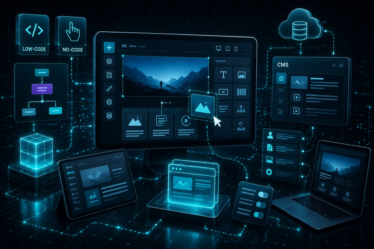 Low-Code, No-Code & CMS Website Development
